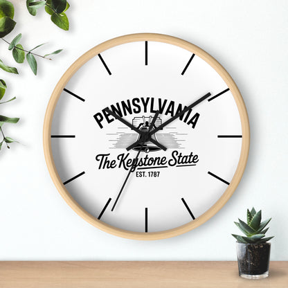 Vintage Pride Wall Clock with Lines