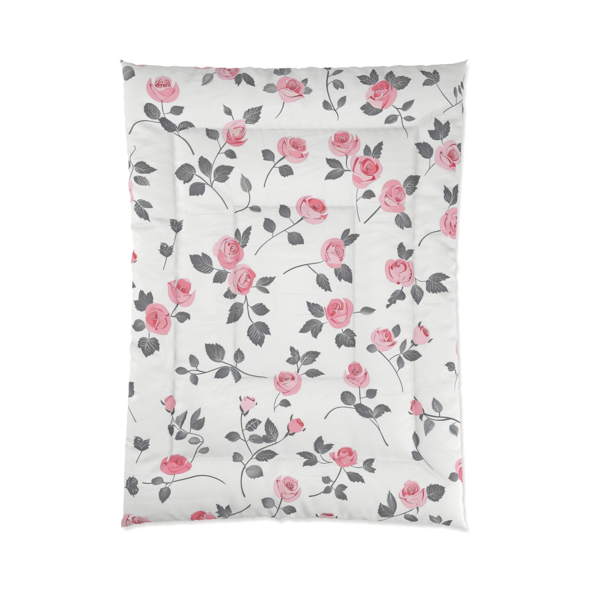 Pink Rose Vines Comforter