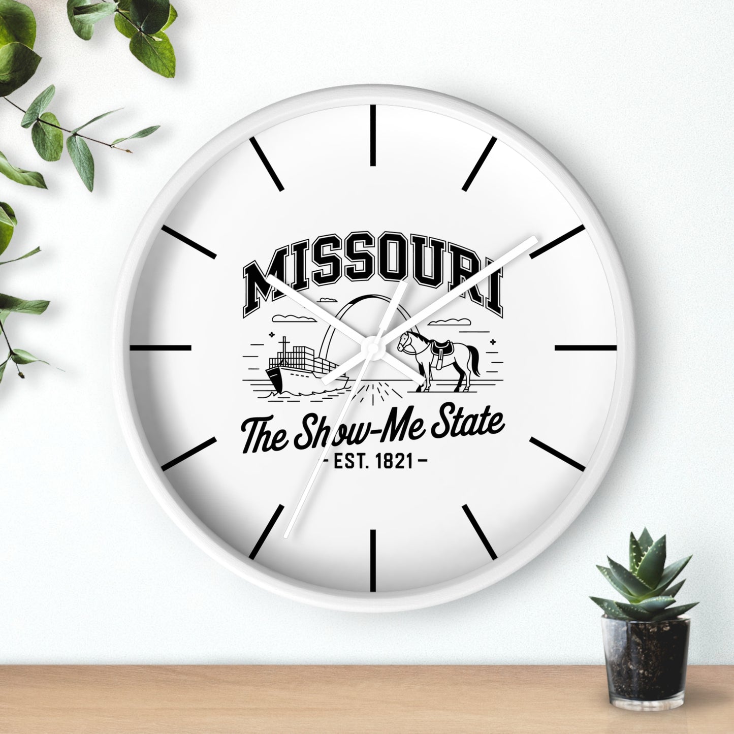 Vintage Pride Wall Clock (Lines)