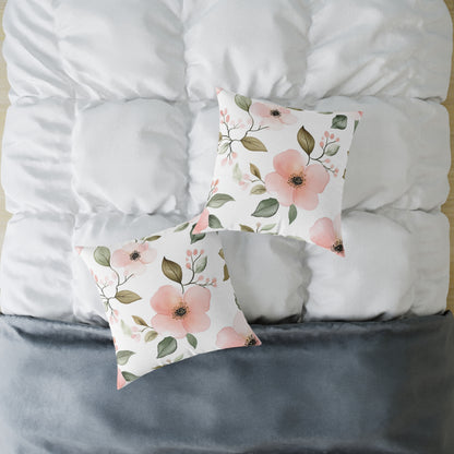 Floral Botanical Accent Square Throw Pillow