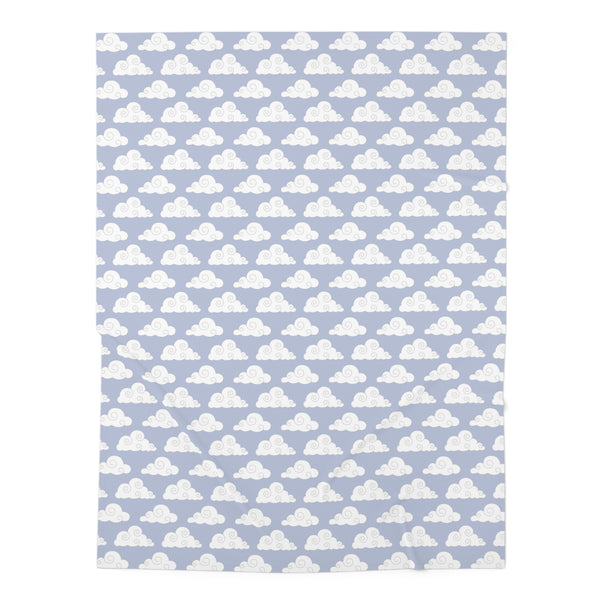 Blue Cloud Soft Newborn Baby Swaddle Blanket