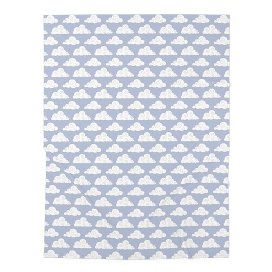 Blue Cloud Soft Newborn Baby Swaddle Blanket