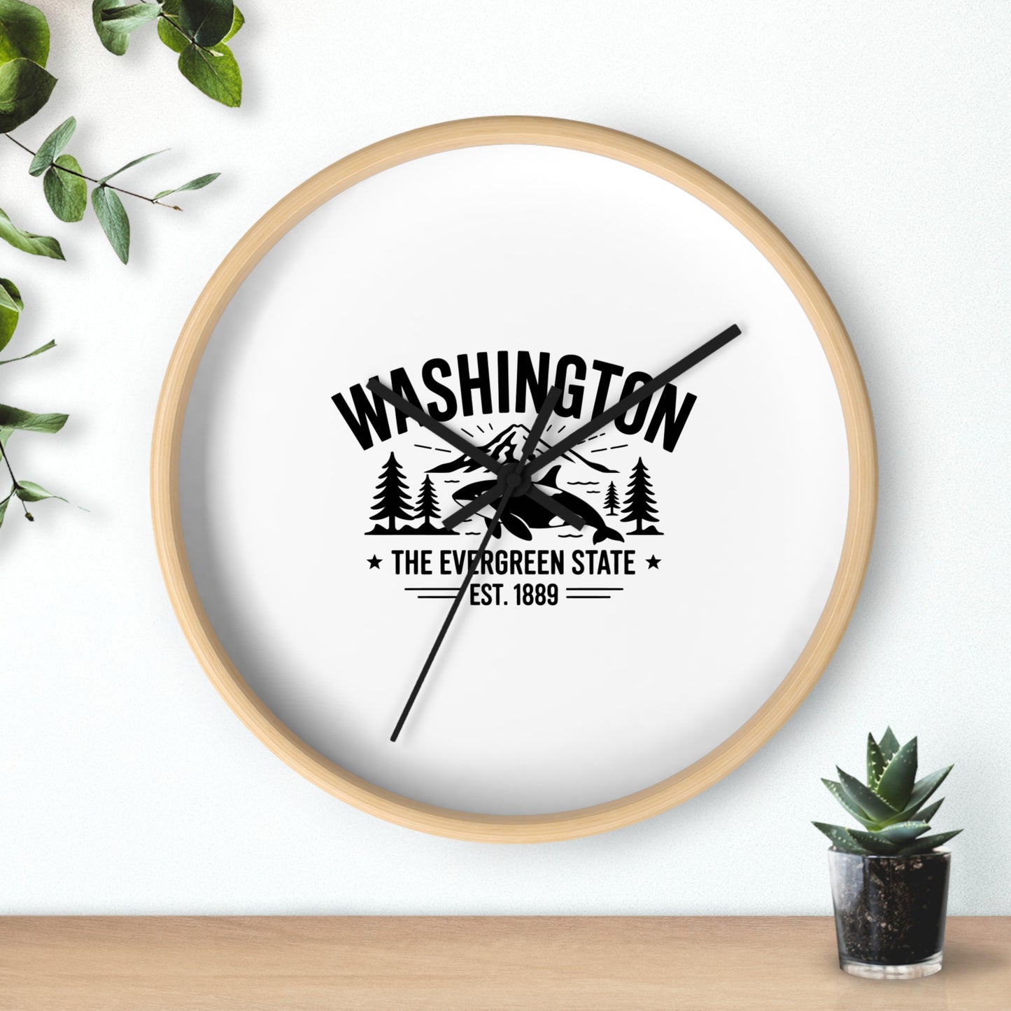 Vintage Pride Wall Clock (no Lines or Numbers)