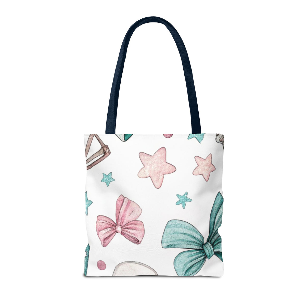 Cute Coffee & Glasses Tote Bag