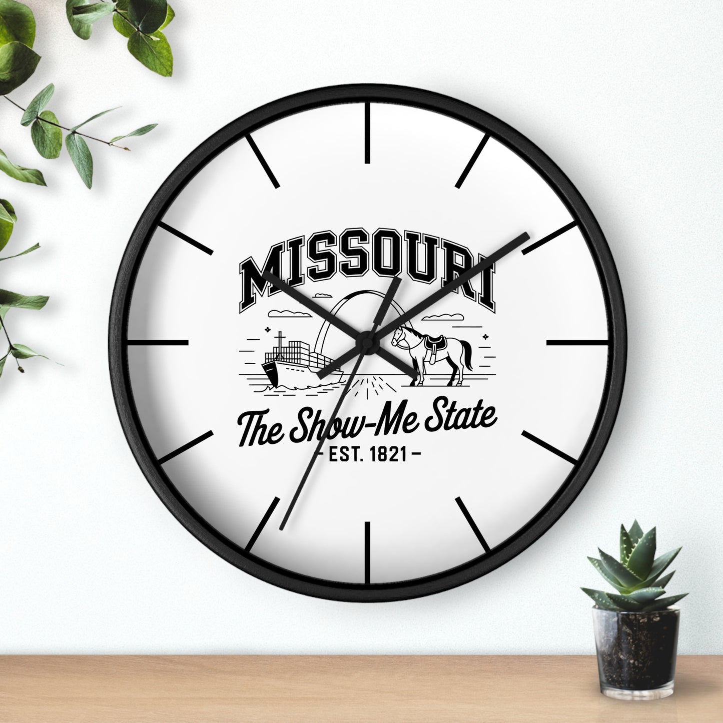 Vintage Pride Wall Clock (Lines)