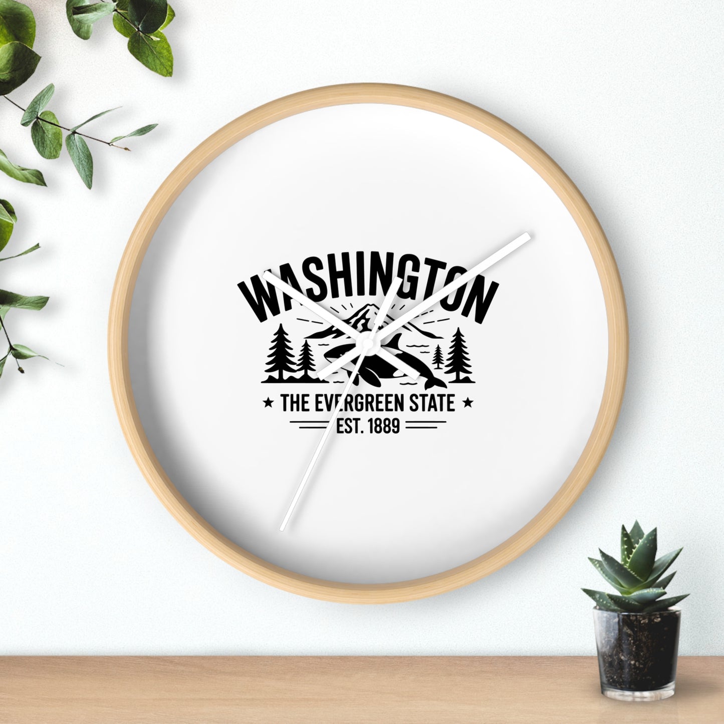 Vintage Pride Wall Clock (no Lines or Numbers)