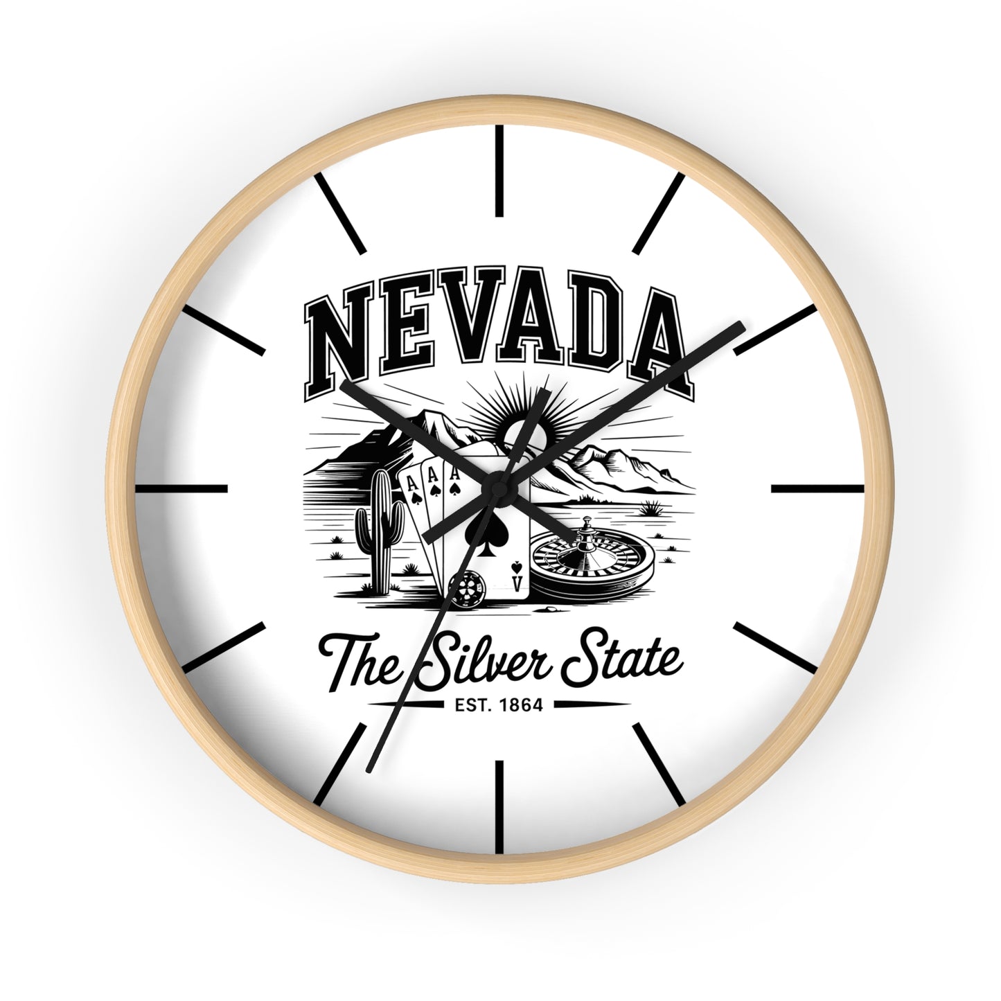 Vintage Pride Wall Clock (Lines)