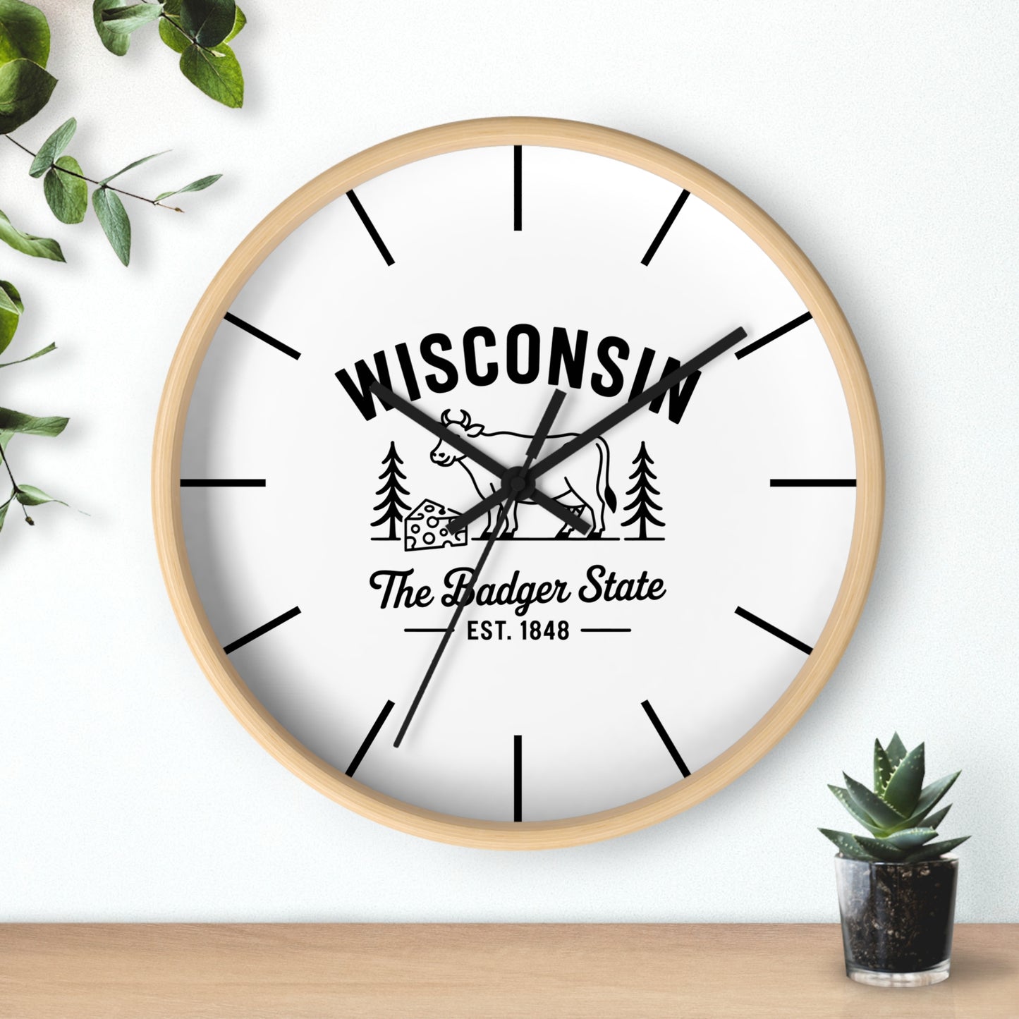Vintage Pride Wall Clock (Lines)