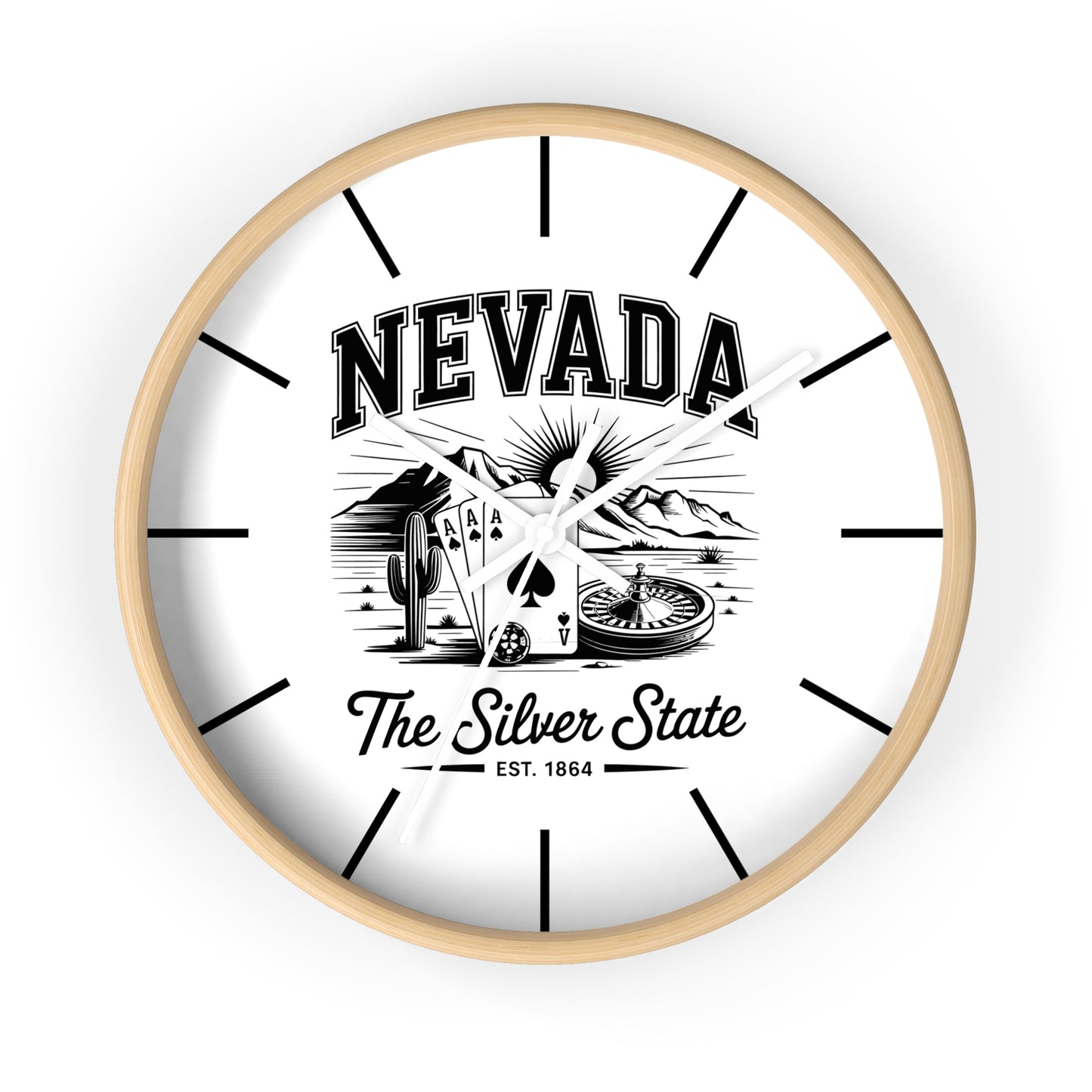 Vintage Pride Wall Clock (Lines)