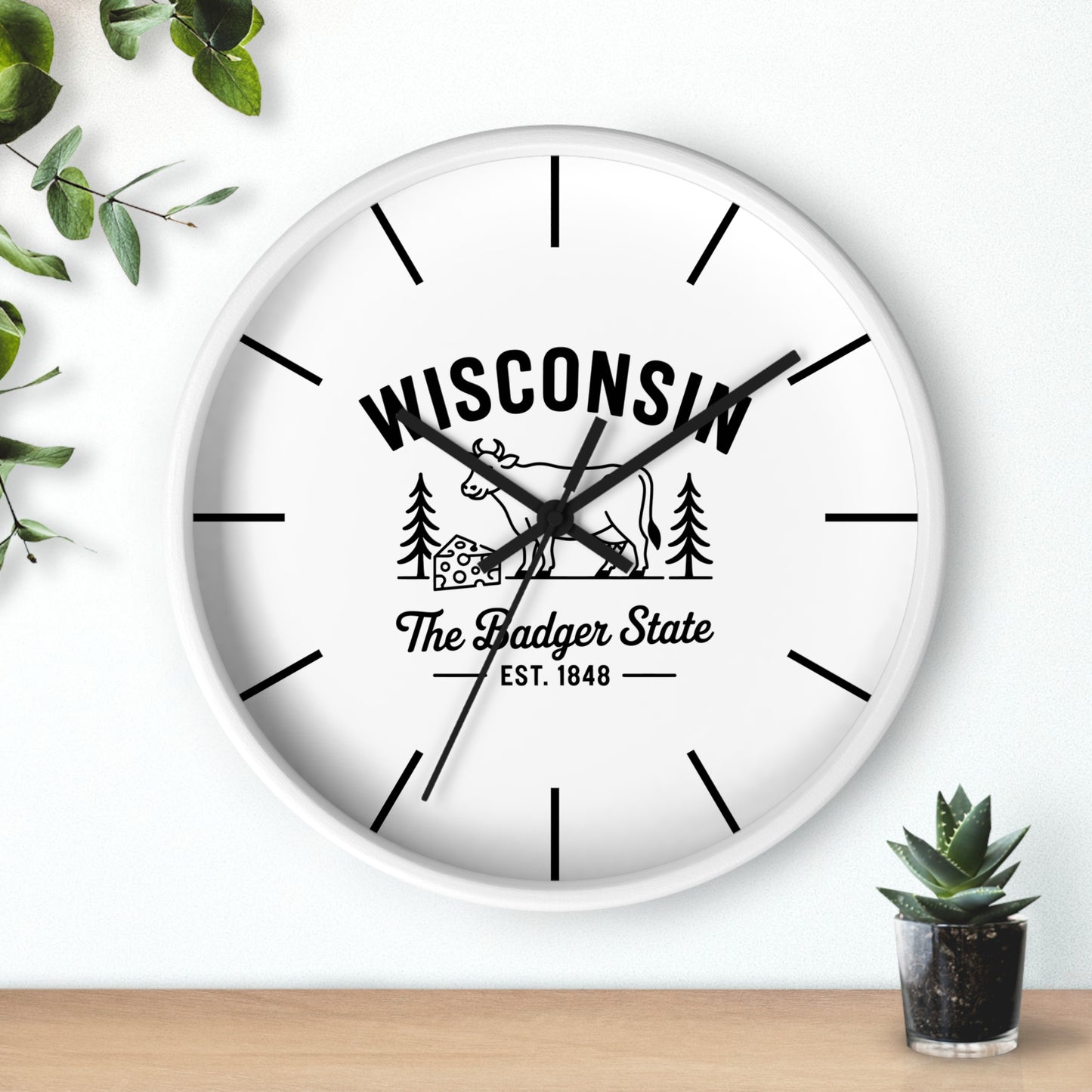 Vintage Pride Wall Clock (Lines)