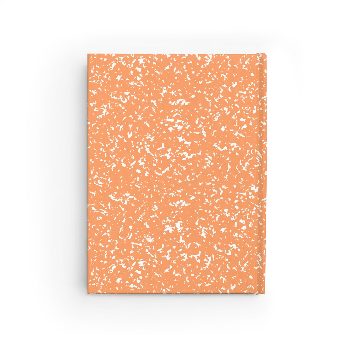 Orange Marble Classic Composition Blank Journal