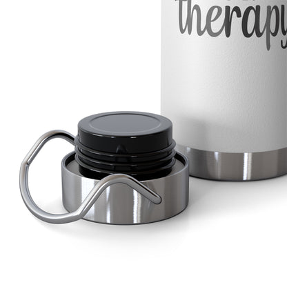Camping Is My Favorite Therapy Vacuum Insulated Bottle 22oz