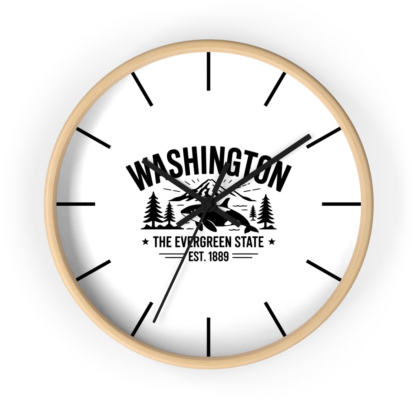 Vintage Pride Wall Clock (Lines)