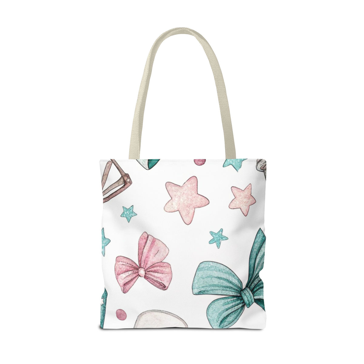 Cute Coffee & Glasses Tote Bag