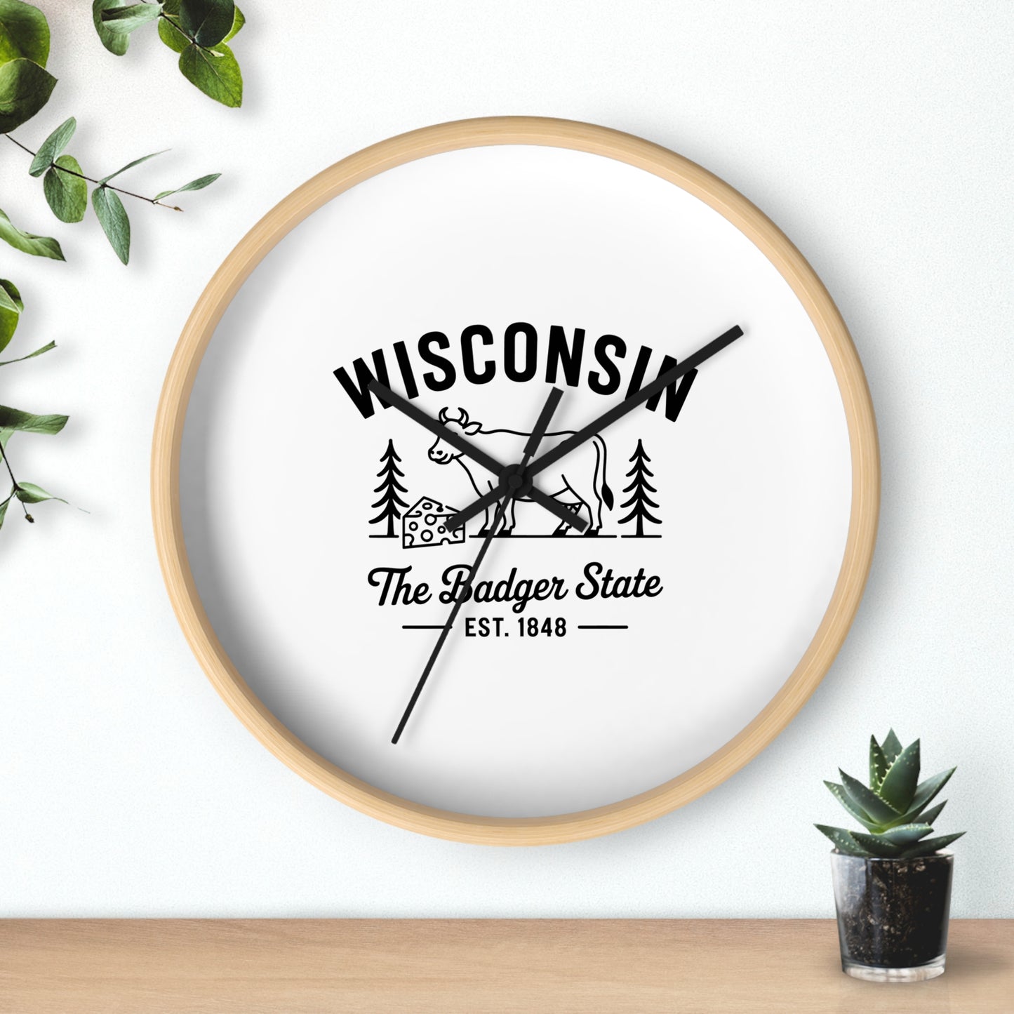 Vintage Pride Wall Clock (no Lines or Numbers)